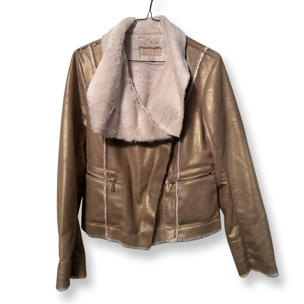 Michael Kors Gold Waterfall Jacket